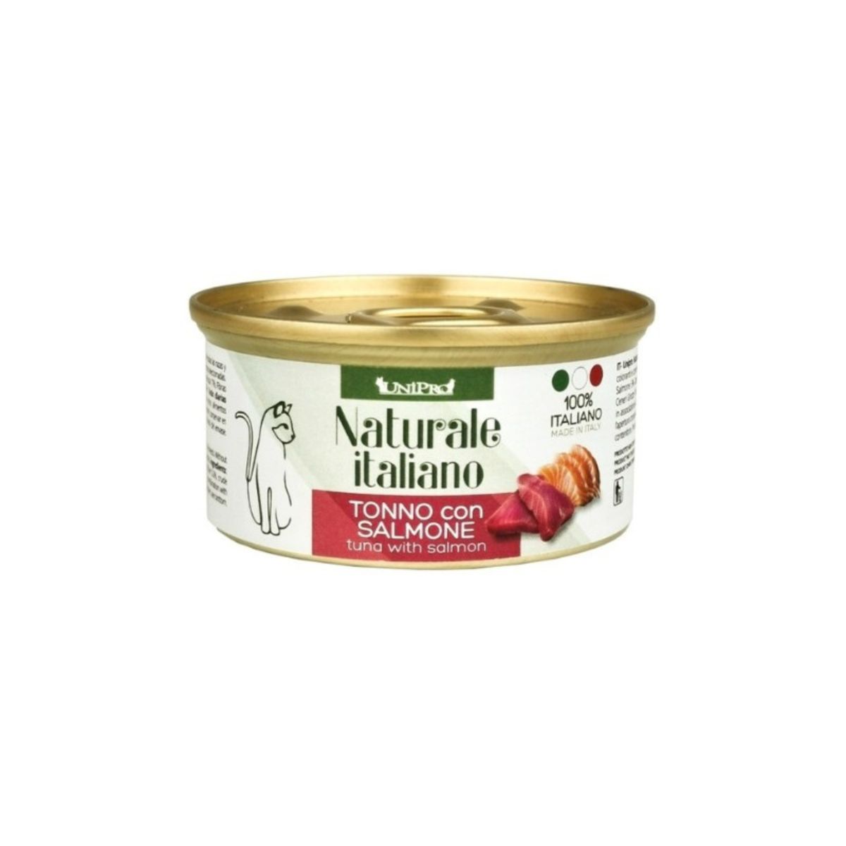 Unipro Naturale Italiano al Tonno e Salmone 85gr