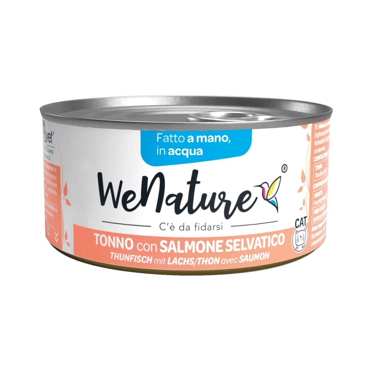 WeNature Tonno con Salmone Selvatico in Acqua 85gr