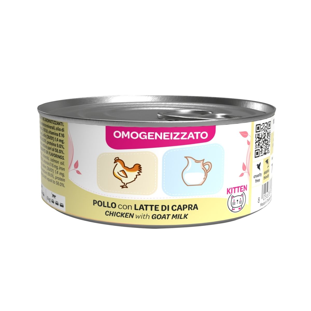 WeNature Kitten Omogeneizzato Pollo con Latte di Capra 70gr - immagine 2