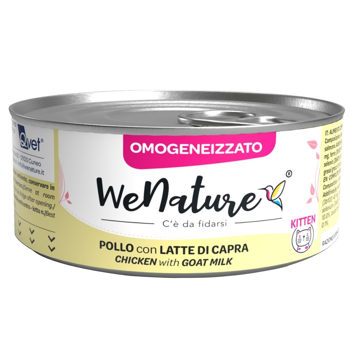 WeNature Kitten Omogeneizzato Pollo con Latte di Capra 70gr