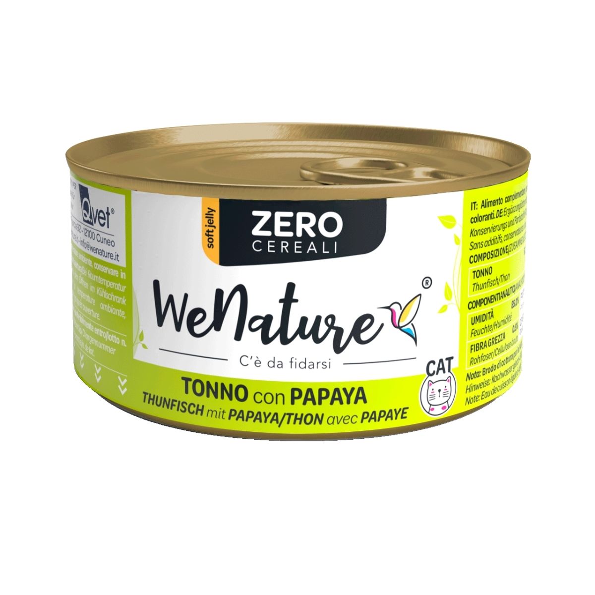WeNature Zero Cereali Tonno con Papaya 85gr